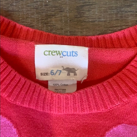 Girls size 6-7 Crewcuts sweater - Picture 2 of 4